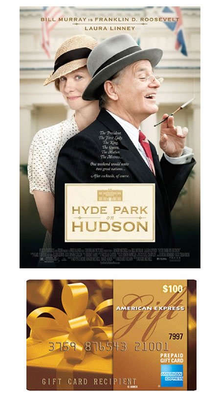 Hyde Park on Hudson Movie Giveaway