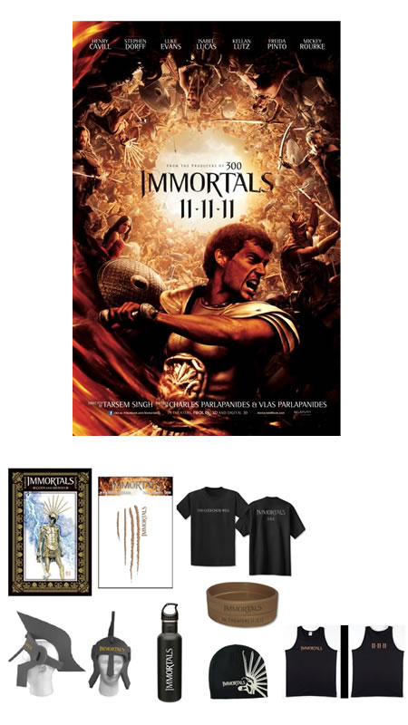 Immortals Movie Prize Pack Giveaway