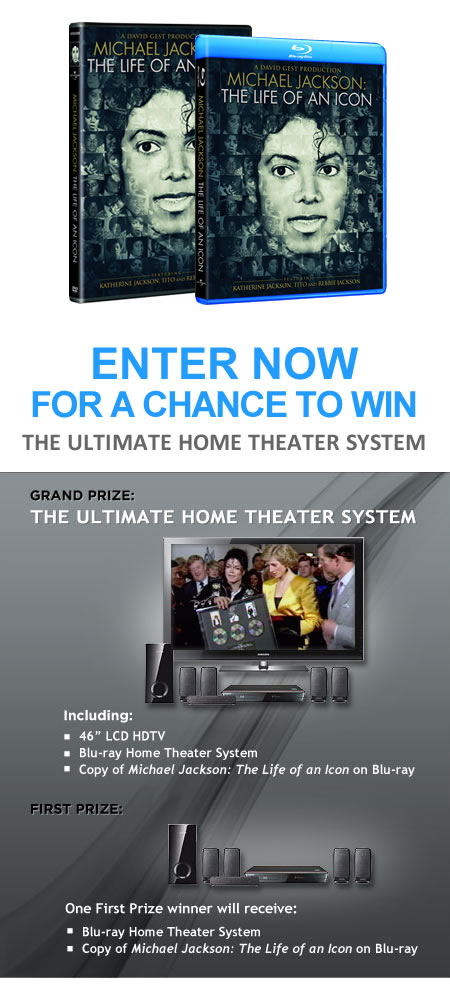 'Michael Jackson: The Life of an Icon' Blu-ray and Home Theater System Giveaway