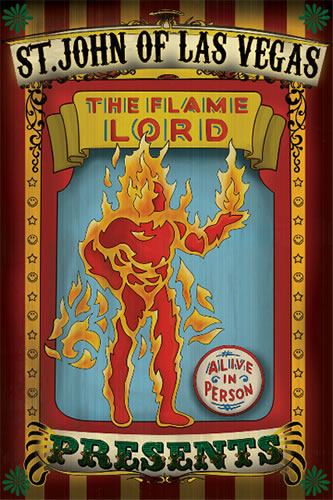 Saint John of Las Vegas "Flame Lord" Mini Poster Giveaway