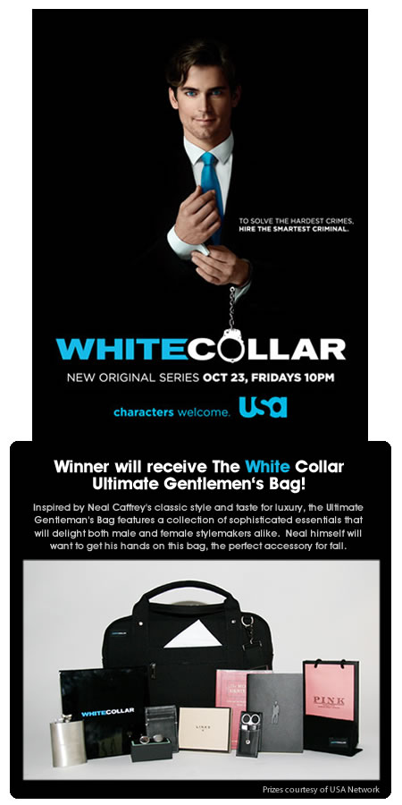 Win The White Collar Ultimate Gentlemen's Bag!