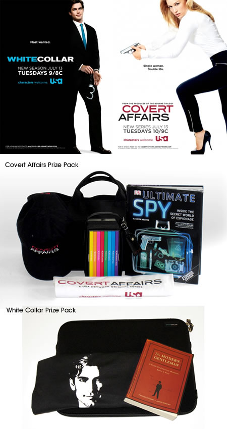 Covert Affairs &amp; White Collar Prize Pack Giveaway