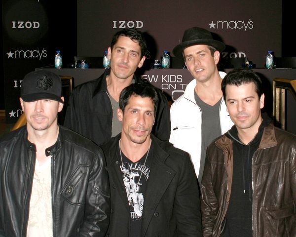 New Kids On The Block<br>New Kids on the Block Announce Their New Album and Upcoming Tour at Macy's in New York