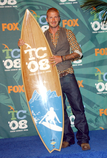 David Beckham<br>2008 Teen Choice - Press Room