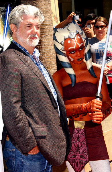 George Lucas<br>Star Wars: The Clone Wars U.S. Premiere - Arrivals