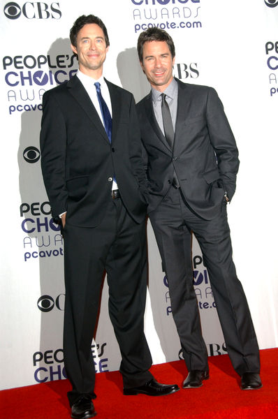 Tom Cavanaugh, Eric McCormack<br>35th Annual People's Choice Awards - Press Room