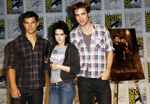 Kristen Stewart, Robert Pattinson, Taylor Lautner<br>Press Conference for Summit Entertainment's 