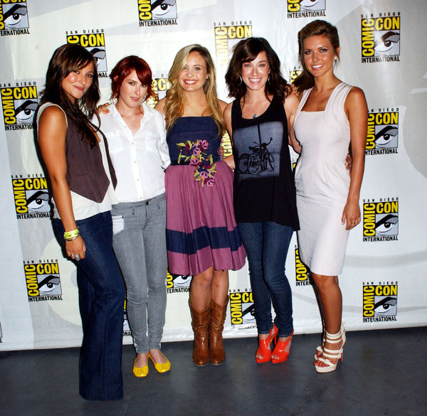 Rumer Willis, Margo Harshman, Audrina Patridge, Leah Pipes, Briana Evigan<br>2009 Comic Con International - Day 1