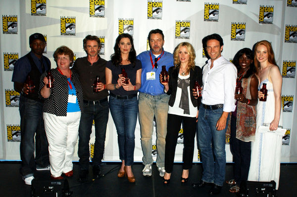 Anna Paquin, Rutina Wesley, Sam Trammell, Stephen Moyer, Nelsan Ellis, Alan Ball, Deborah Ann Woll, Michelle Forbes, Charlaine Harris<br>2009 Comic Con International - Day 3