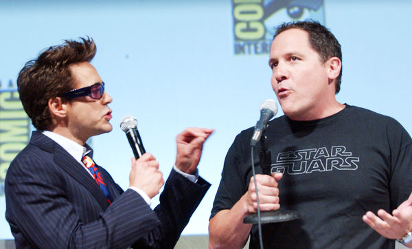 Jon Favreau, Robert Downey Jr.<br>2009 Comic Con International - Day 3
