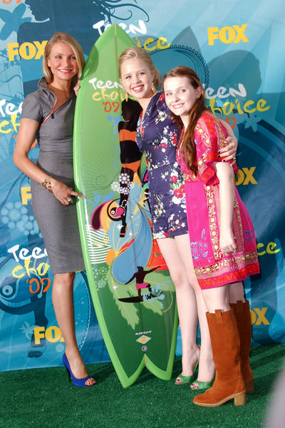 Cameron Diaz, Sofia Vassilieva, Abigail Breslin<br>2009 Teen Choice Awards - Press Room