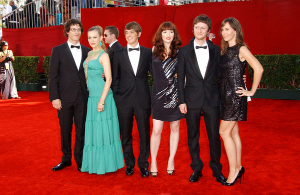 Andy Samberg, Joanna Newsom, Jorma Taccone, Akiva Schaffer<br>The 61st Annual Primetime Emmy Awards - Arrivals