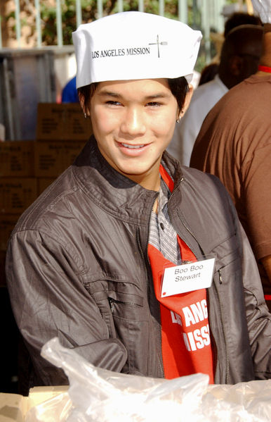 BooBoo Stewart<br>2009 Christmas Eve at The Los Angeles Mission