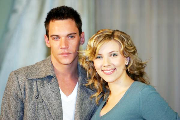 Scarlett Johansson, Jonathan Rhys-Meyers<br>Match Point Photo Call at the Hotel Hassler in Italy