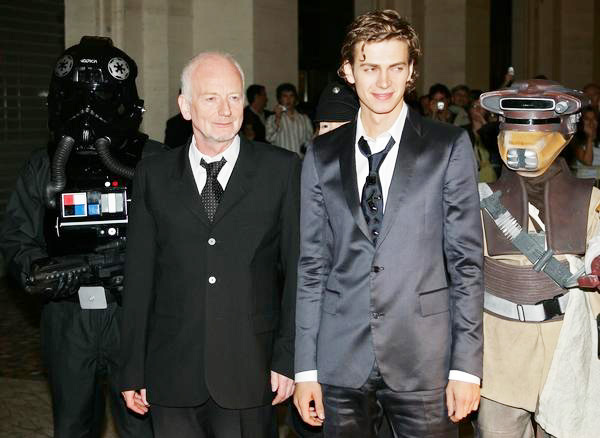 Hayden Christensen, Ian McDiarmid<br>Star Wars Episode III - Revenge of the Sith Premiere in Italy