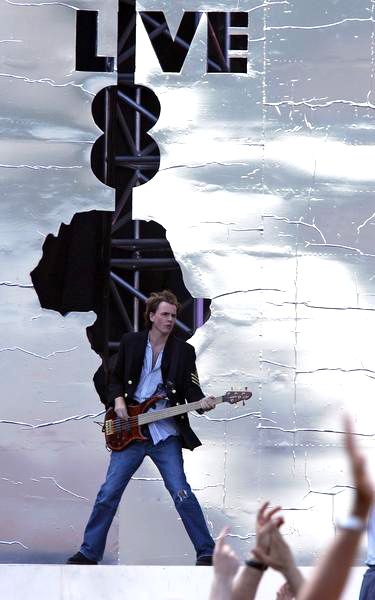 Duran Duran<br>Live 8 in Rome - On Stage
