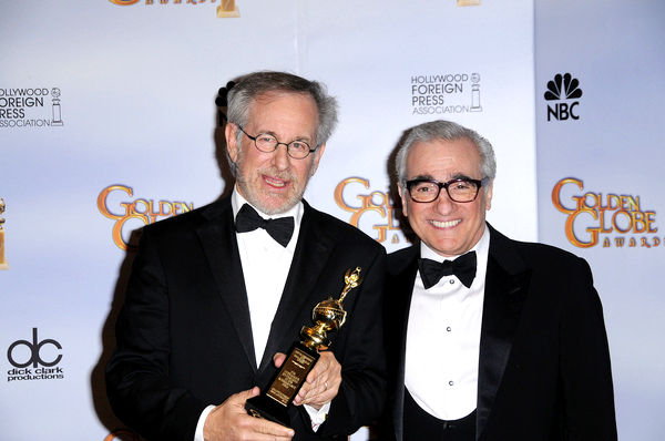 Steven Spielberg, Martin Scorsese<br>66th Annual Golden Globes - Press Room