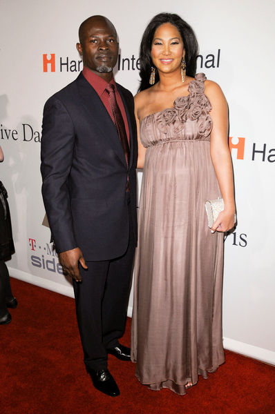 Djimon Hounsou, Kimora Lee Simmons<br>51st Annual GRAMMY Awards - Salute to Icons: Clive Davis - Arrivals