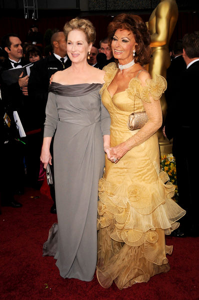 Meryl Streep, Sophia Loren<br>81st Annual Academy Awards - Arrivals