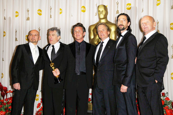 Ben Kingsley, Robert De Niro, Sean Penn, Michael Douglas, Adrian Brody, Anthony Hopkins<br>81st Annual Academy Awards - Press Room