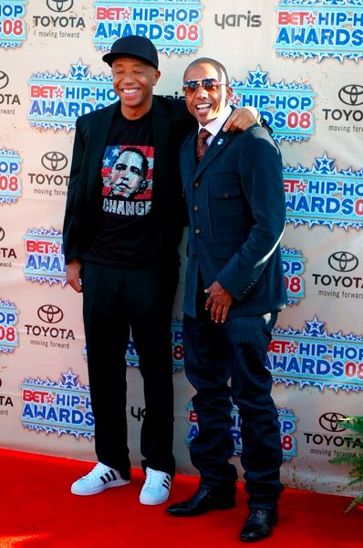 Russell Simmons, Kevin Lyles<br>2008 BET Hip Hop Awards - Arrivals