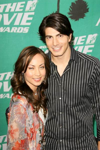 Brandon Routh, Courtney Ford<br>2006 MTV Movie Awards - Arrivals