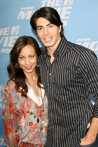 Brandon Routh, Courtney Ford<br>2006 MTV Movie Awards - Arrivals