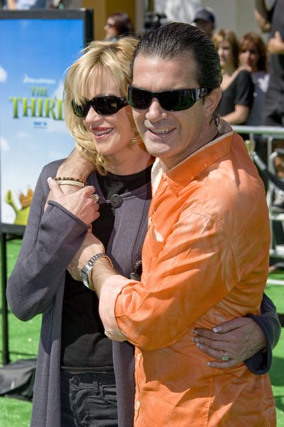 Antonio Banderas, Melannie Griffith<br>Shrek The Third - Los Angeles Movie Premiere - Arrivals