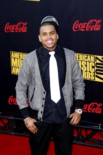 Chris Brown<br>2007 American Music Awards - Red Carpet