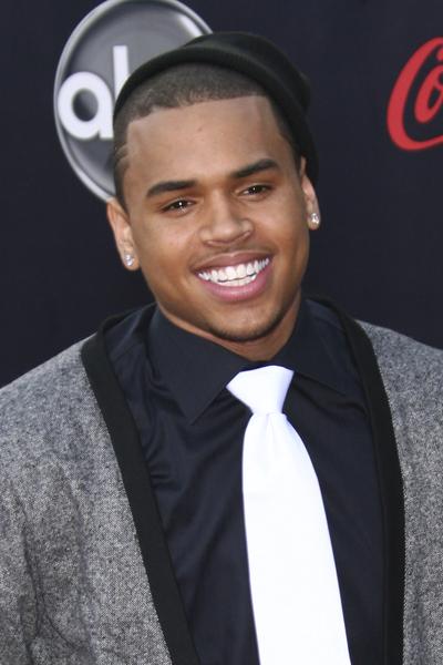 chris brown in a suit