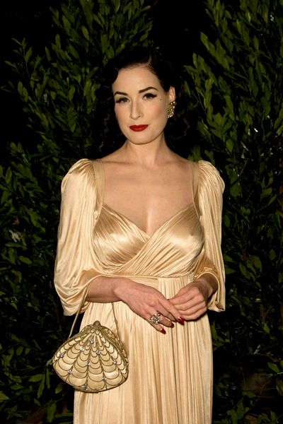 dita von teese naked