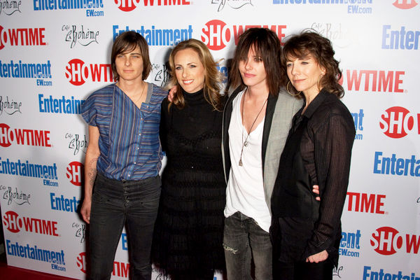 Partial L Word cast with Ilene Chaiken