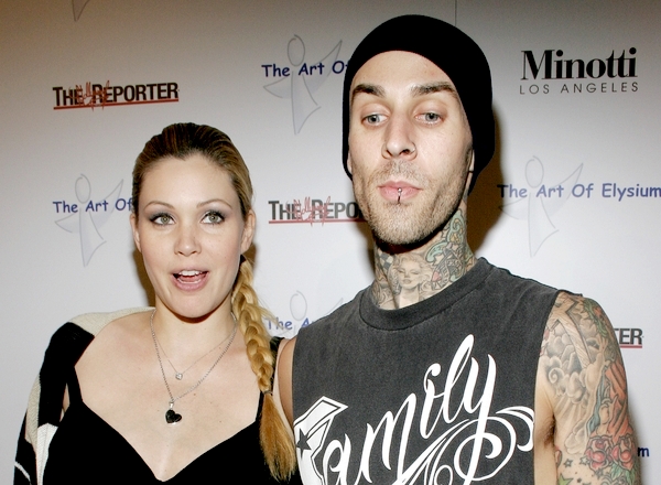 travis barker and family