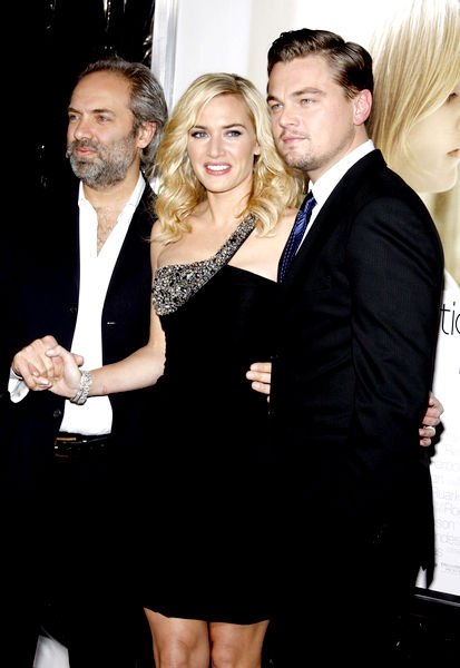 Sam Mendes, Kate Winslet, Leonardo DiCaprio<br>