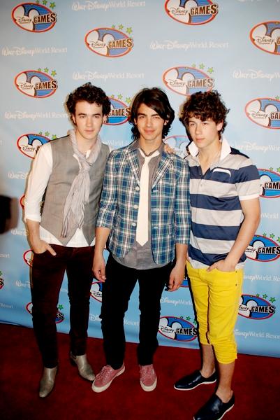 Jonas Brothers<br>2008 Disney Channel Games at Epcot Center - Arrivals