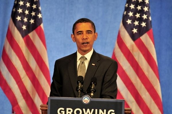 Barack Obama<br>Barack Obama Economic Summit at Palm Beach Community College on October 21, 2008
