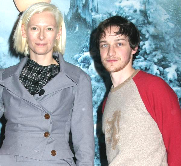Tilda Swinton, James McAvoy<br>The Chronicles of Narnia: The Lion, The Witch and The Wardrobe Book Rading and Signing