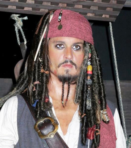 Johnny Depp in Johnny Depp Wax Figure of Captain Jack Sparrow from Pirates 