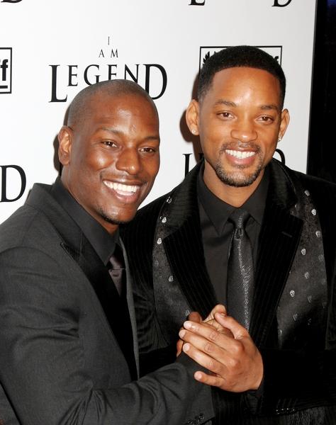 Tyrese Gibson, Will Smith in "I Am Legend" New York Premiere - Arrivals