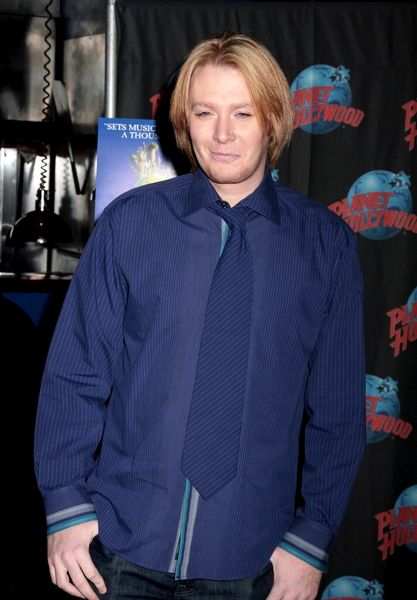Clay Aiken<br>Clay Aiken Handprint Ceremony at Planet Hollywood in New York City
