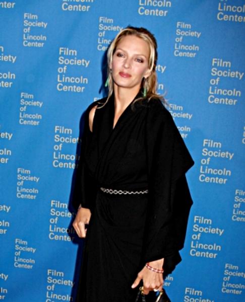 Uma Thurman<br>35th Annual Film Society of Lincoln Center Gala Tribute to Meryl Streep - Green Room