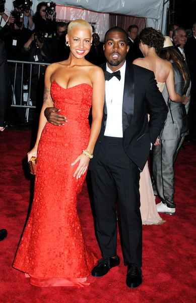 Kanye West, Amber Rose<br>