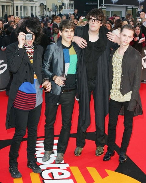 Klaxons<br>The Brit Awards 2008 - Red Carpet Arrivals