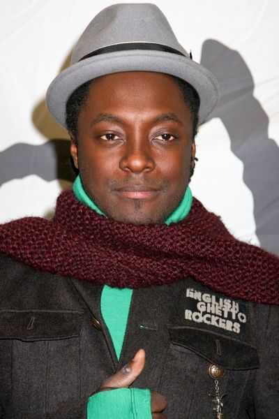 will.i.am in John Lennon Education Bus Dedication at the 2008 Consumer Electronics Show (CES) in Las Vegas
