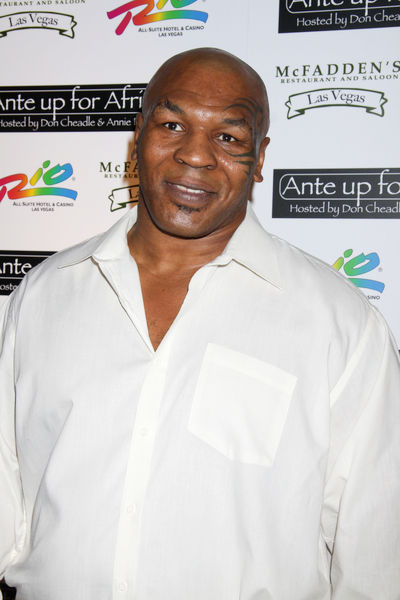 Mike Tyson<br>Ante up for Africa 2009 World Series of Poker - Arrivals