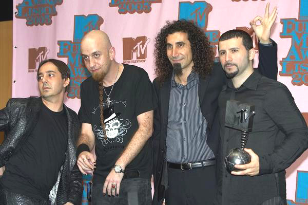 System of a Down<br>2005 MTV European Music Awards Lisbon - Press Room