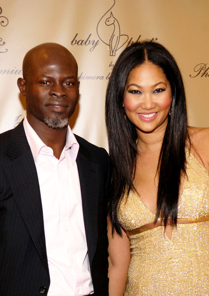 Djimon Hounsou, Kimora Lee Simmons<br>Mercedes-Benz Fashion Week Spring 2009 - Baby Phat After Party - Arrivals