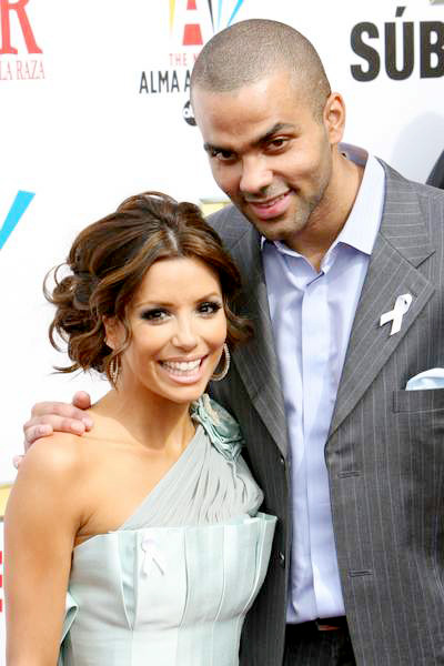 Tony Parker, Eva Longoria<br>2007 NCLR ALMA Awards - Arrivals