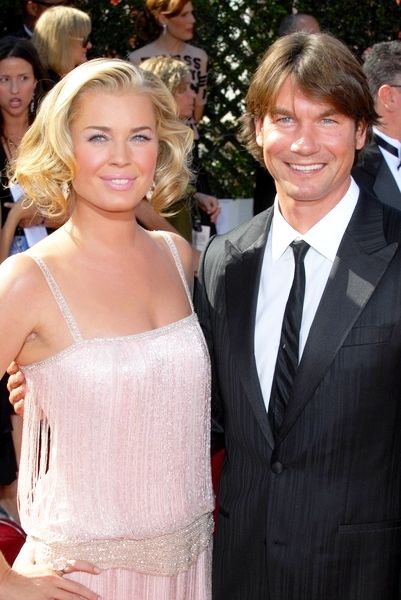 Rebecca Romijn, Jerry O'Connell<br>The 59th Annual Primetime EMMY Awards - Arrivals