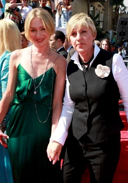 Ellen DeGeneres, Portia de Rossi<br>35th Annual Daytime EMMY Awards - Arrivals